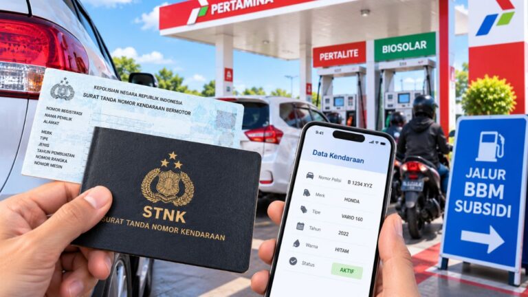 Mau Isi BBM Subsidi? Cek Ketentuan Tunjukkan STNK dan Data Kendaraan